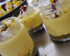 Rasmalai Cheesecake Jar