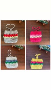 Crochet Tulip Airpod Case