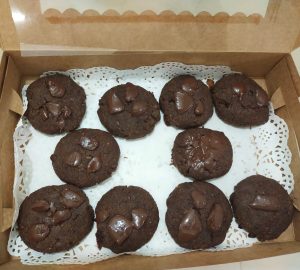 Ragi Cookies with Chocolate Chunks