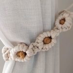 Macrame Curtain Tiebacks