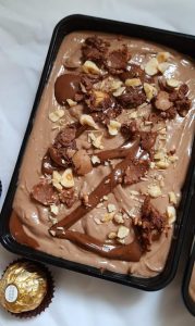 Ferrero Rocher Homemade Ice cream